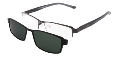 S9317 Black Clip-On Sunglasses