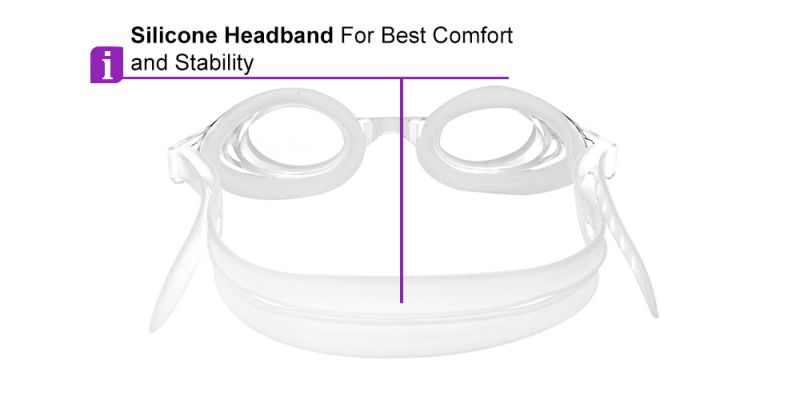 OS 2988 Clear Prescription Swimming Goggles