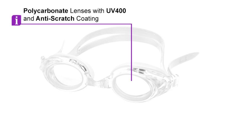 OS 2988 Clear Prescription Swimming Goggles