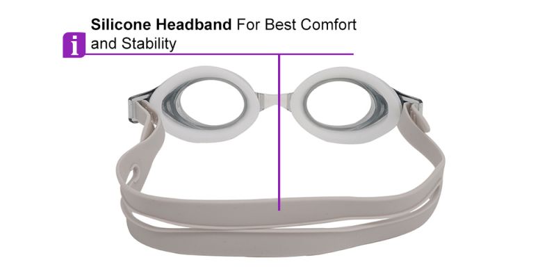 OS 2988 Grey Prescription Swimming Goggles
