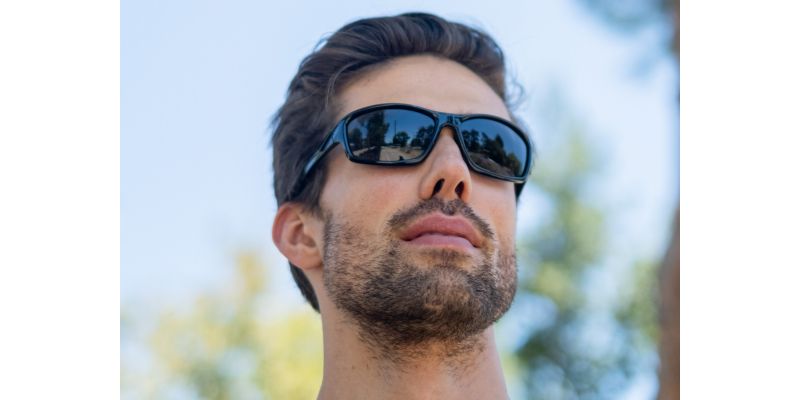 J063 Black Prescription Sports Sunglasses - ANSI Z87.1 Certified