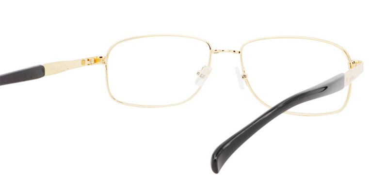 S9016 Gold Clip-On Sunglasses